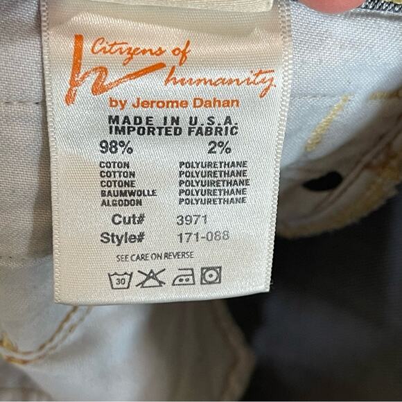 Citizens of Humanity Exene Ankle Skinny Grey Wash Size 30 - Picture 10 of 11